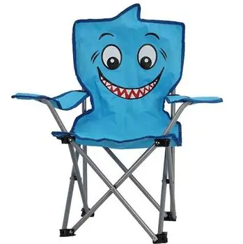 Koopman Folding Chair Child Blue Shark - საბავშვო დასაკეცი სკამი