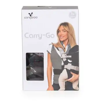 Cangaroo Baby Carrier Carry Go Beige - ახალშობილის კენგურუ, 3 image