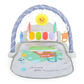 Moni Toys Play Mat 368 Bear Grey - განსავითარებელი ხალიჩა, 3 image