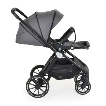 Cangaroo 4 in1 Christiano Dark Grey - საბავშვო ეტლის კომპლექტი, 7 image