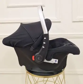 23-00014646-KikkaBoo 0+ (0-13 kg) Little Traveler Black - მანქანის სავარძელი (ქარსითი), 2 image