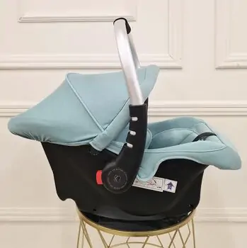 KikkaBoo 0+ (0-13 kg) Little Traveler Mint - მანქანის სავარძელი (ქარსითი), 2 image