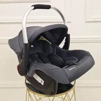 KikkaBoo 0+ (0-13 kg) Little Traveler Grey - მანქანის სავარძელი (ქარსითი)