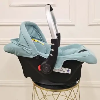KikkaBoo 0+ (0-13 kg) Little Traveler Mint - მანქანის სავარძელი (ქარსითი), 3 image