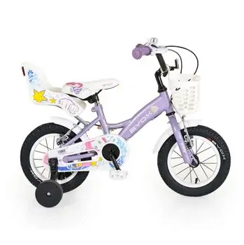 Byox Children bicycle 12 Princess violet საბავშვო ველოსიპედი, 2 image