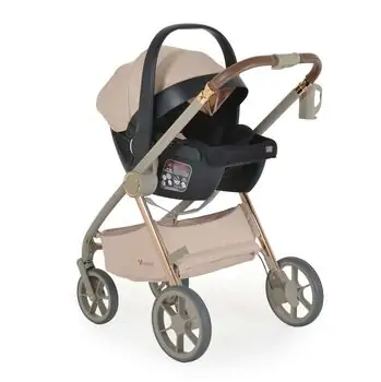 Cangaroo Baby Stroller 4 in 1 Unique Macadamia Beige- ეტლის კომპლექტი, 14 image