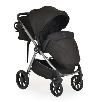 Cangaroo Baby Stroller 4 in 1 Unique Carbon Black - საბავშვო ეტლის კომპლექტი, 3 image