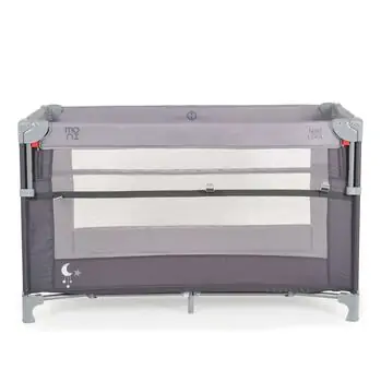 Cangaroo Folding Cot Next Level Grey - საბავშვო ორ დონიანი საწოლ-მანეჟი, 5 image