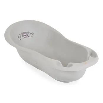 Cangaroo Bathtub Forest Bear pastel grey With Stand Aqua  ჩვილის აბაზანა სადგამით და საშრობით, 2 image