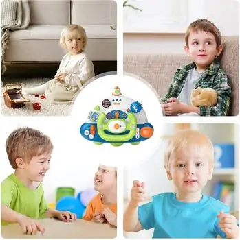 Baby Yard Interactive Educational Baby Steering Wheel - განსავითარებელი სათამაშო, 7 image