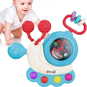 Baby Yard Snail Sensory Toy - განსავითარებელი სათამაშო ლოკოკინა, 5 image