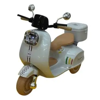 Vespa Moto Grey With Bag - ელექტრო სკუტერი ჩანთით, 2 image