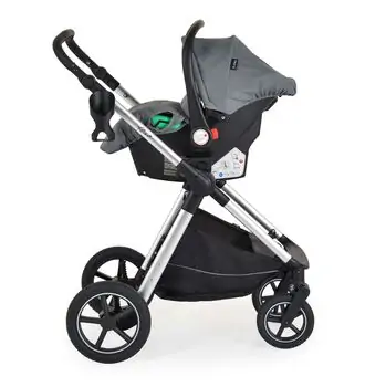 Moni 3 In 1 Set Alina Titanium-Grey - საბავშვო ტრანსფორმერი ეტლის კომპლექტი, 7 image