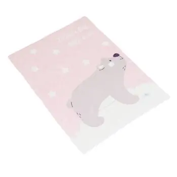Cangaroo Baby blanket 70x100 cm Dreamy bear pink - ახალშობილის პლედი