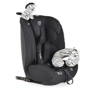 Moni Car Seat iSafe 76-150cm Black მანქანის სავარძელი (ქარსითი)