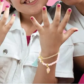 Pink & Cotton two bracelets - საბავშვო სამაჯურები, 3 image
