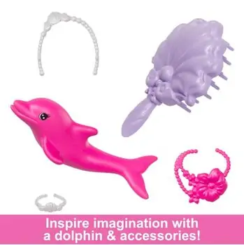 Barbie “Malibu” Mermaid Doll With Color Change Feature - ბარბის თოჯინა აქსესუარებით, 5 image