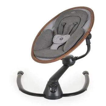 Cangaroo Electric Swing Cloud Premium + dark grey - ახალშობილის ელექტრო შეზლონგი, 6 image