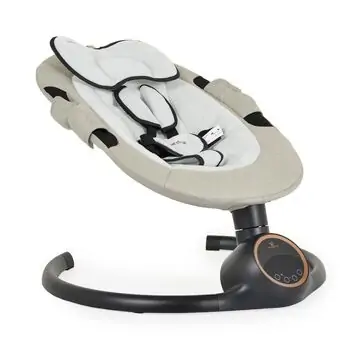 Cangaroo Baby swing Prestige light grey საბავშვო ელექტრო შეზლონგი, 5 image
