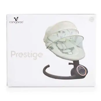Cangaroo Baby swing Prestige Dark Grey საბავშვო ელექტრო შეზლონგი, 10 image