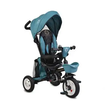 Byox Flexy Lux Turquoise სამ თვლიანი ველო ეტლი