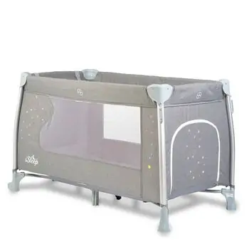 Cangaroo ISLEEP GREY ორ დონიანი საწოლ-მანეჟი, 9 image