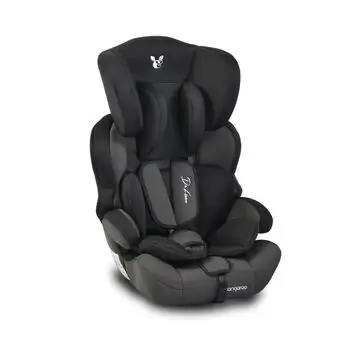 Cangaroo DELUXE BLACK მანქანის სავარძელი (ქარსითი)
