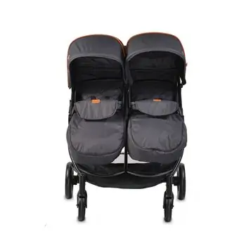 Cangaroo Rome Black ტყუპების სასეირნო ეტლი, 3 image