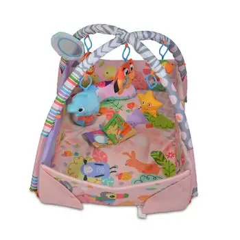 Cangaroo-ს განსავითარებელი ხალიჩა Play Mat Oasis Pink, 3 image