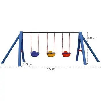 Pilsan-ის საქანელების კომპლექტი 07 952 FAVORITE SWING SET, 2 image