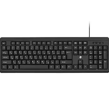 კლავიატურა 2E-KS108UB Keyboard USB Black