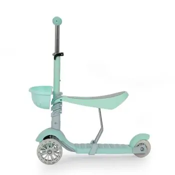 Byox-ის სკუტერი (სამაკატი) Scooter Bubblegum green, 2 image