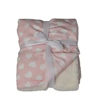 Cangaroo-ს ახალშობილის პლედი Baby blanket Shaggy Pink