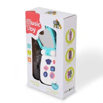 Moni Toys-ის საბავშვო განსავითარებელი სათამაშო Baby phone with cover GREEN K999-95B, 5 image