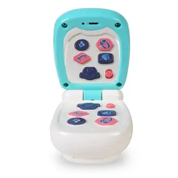 Moni Toys-ის საბავშვო განსავითარებელი სათამაშო Baby phone with cover GREEN K999-95B, 2 image