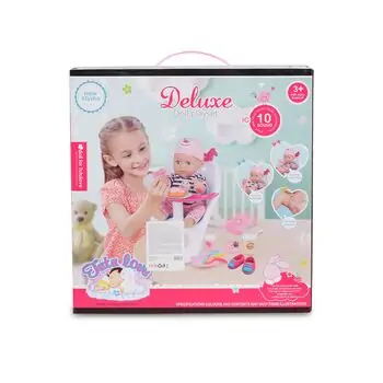 Moni Toys Doll 8385 სათამაშო თოჯინა აქსესუარებით, 5 image