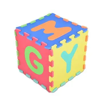 Moni Toys-ის ფაზლი ხალიჩა Mat Alphabet 26pcs 1002B3, 5 image
