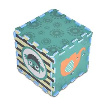 Moni Toys-ის ფაზლი ხალიჩა Mat Elephant and Owl 9 pcs 3064, 3 image