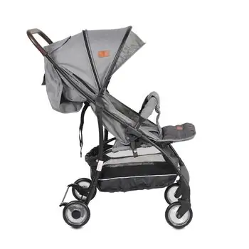 Cangaroo London grey მსუბუქი სასეირნო ეტლი, 5 image
