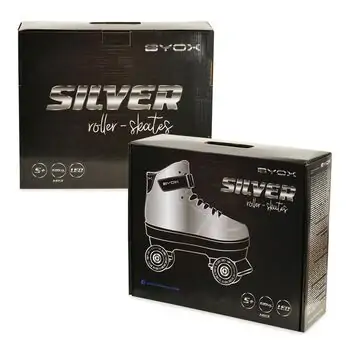 Byox-ის როლიკები Roller skates Silver M /35-36/, 6 image