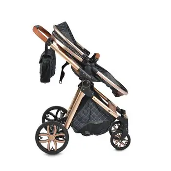 Cangaroo Alma Dark Grey 3 In 1 საბავშვო ტრანსფორმერი ეტლი, 10 image
