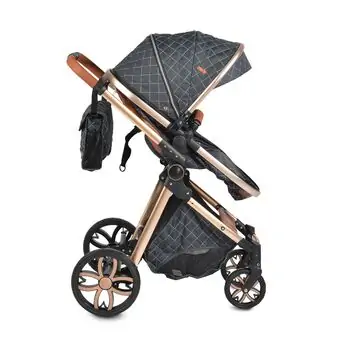 Cangaroo Alma Dark Grey 3 In 1 საბავშვო ტრანსფორმერი ეტლი, 7 image