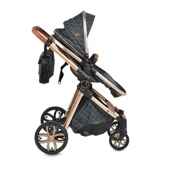 Cangaroo Alma Dark Grey 3 In 1 საბავშვო ტრანსფორმერი ეტლი, 9 image