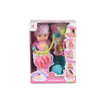 Moni Toys Doll 8653 სათამაშო თოჯინა აქსესუარებით, 6 image