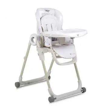 Cangaroo Delicious white+2nd soft pad საკვები სკამ-მაგიდა