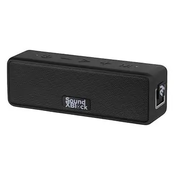 პორტატული დინამიკი 2E SOUNDXBLOCK TWS MP3 WIRELESS WATERPROOF BLACK 2E-BSSXBWBK