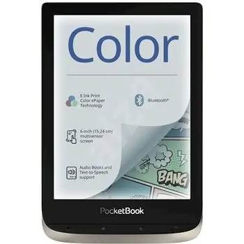 ელექტრონული წიგნი POCKETBOOK E-READER 633 COLOR MOON SILVER (PB633-N-CIS)