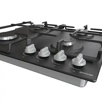 ჩასაშენებელი ქურის ზედაპირი Gorenje Hob G641EXB 4pcs black, 5 image