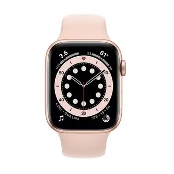 საათი Apple Watch Series 6 GPS 40mm Gold Aluminum Case With Pink Sand Sport Band MG123, 2 image
