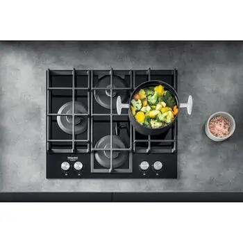 ქურის ზედაპირი HOTPOINT ARISTON HAGS 61F/BK, 6 image